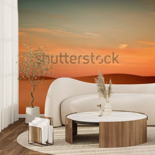 Fotobehang Retro woestijn