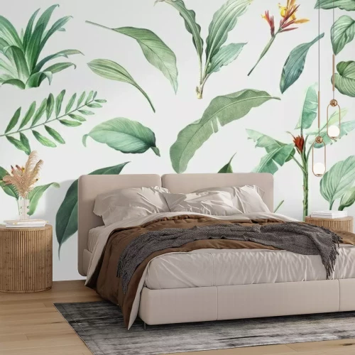 Sticker Tropical leaves and plants