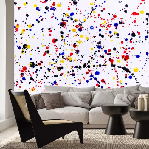 Fotobehang Motief van de schilder Pollock