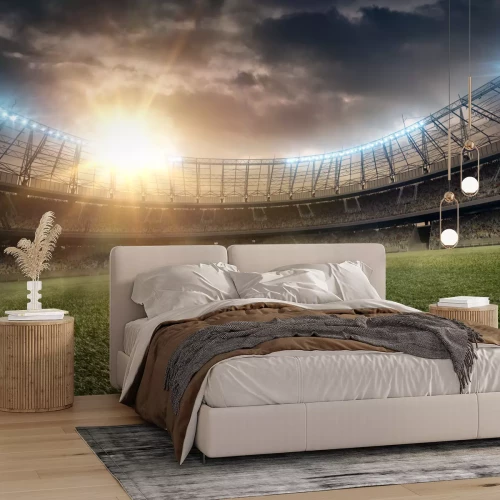 Fotobehang 3D sport in het stadion