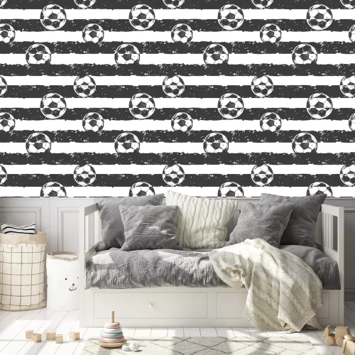 Behang Ballen in grunge-stijl