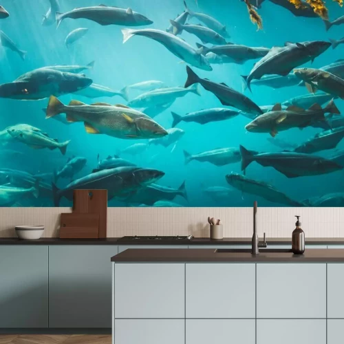 Fotobehang School kabeljauw