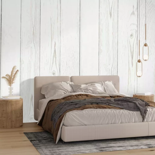 Fotobehang Planken vintage hout