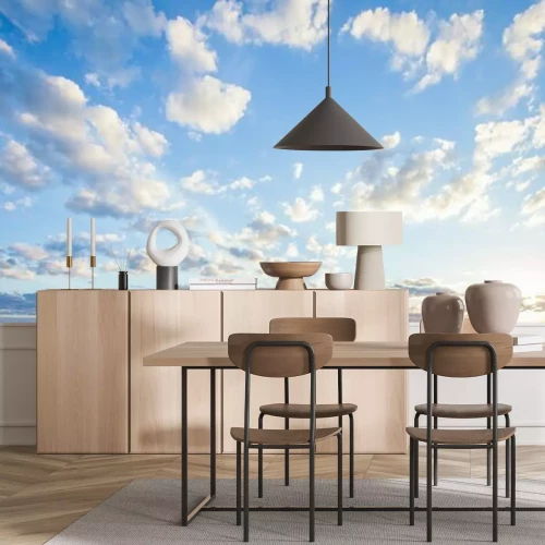 Fotobehang Fijne wolken aan de hemel