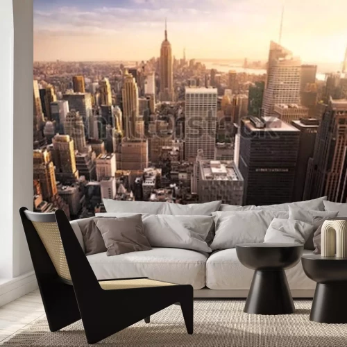 Fotobehang New York City in de zon