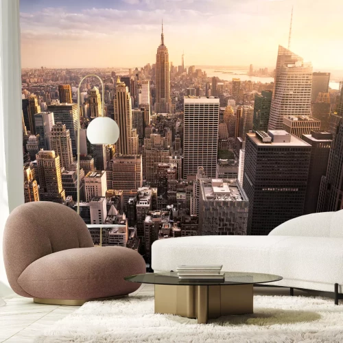 Fotobehang New York City in de zon