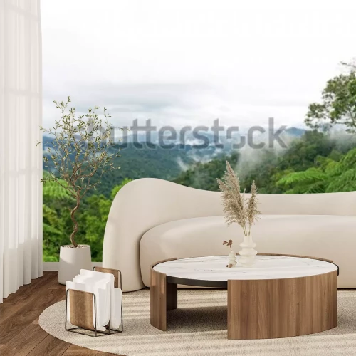 Fotobehang Uitzicht op de tropen