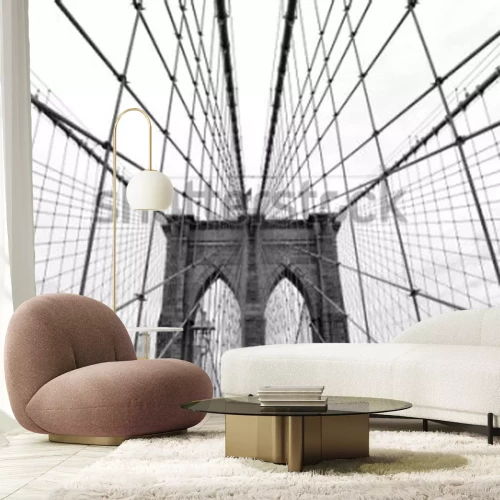 Fotobehang Brooklyn Bridge in New York City, USA