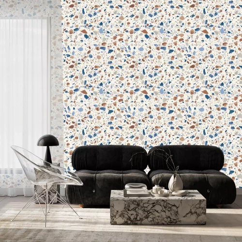 Behang Natuurstenen op een lichte achtergrond