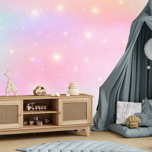 Fotobehang Snoep Glanzende Lucht