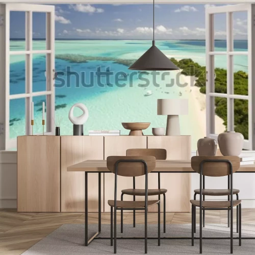 Fotobehang Tropisch strand