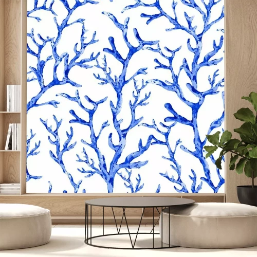 Fotobehang Blauw koraalrif