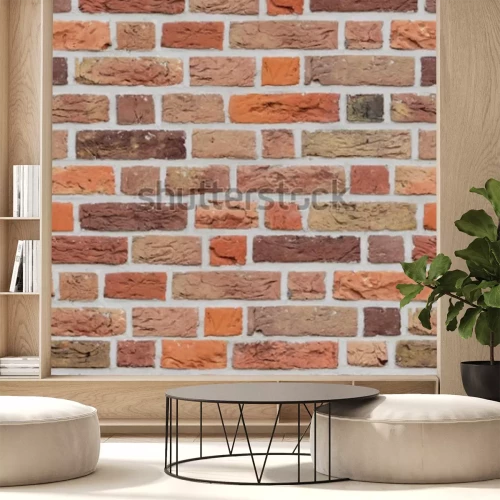 Fotobehang Bakstenen in een Amsterdamse straat