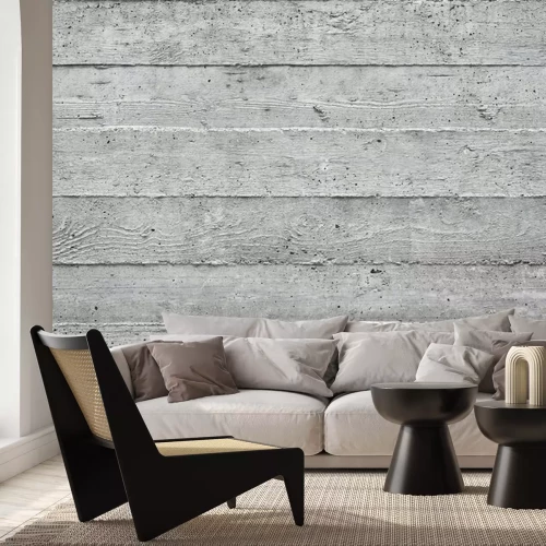 Fotobehang Board Formed Bare Concrete Seamless Texture