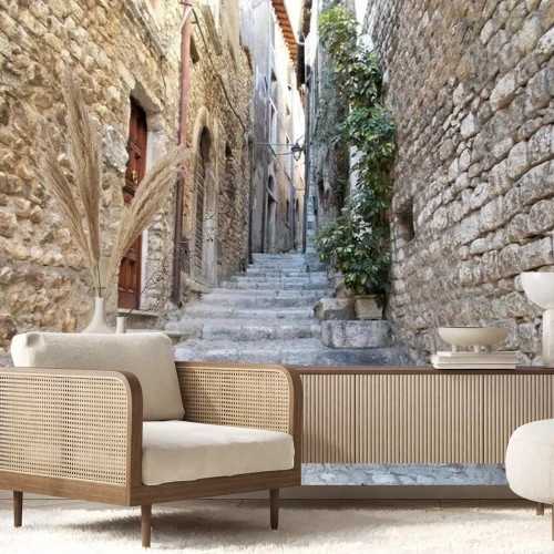 Fotobehang Magiczna Sermoneta, Italia