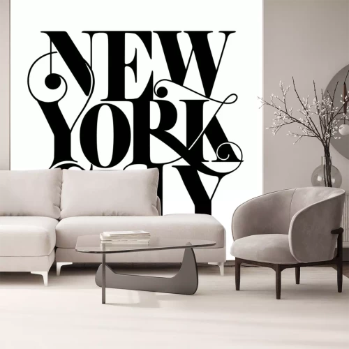 Sticker New York City text design