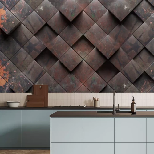 Fotobehang Een ruim oppervlak in een industriële stijl