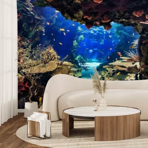 Fotobehang Onderwaterwereld vissen en koraalriffen