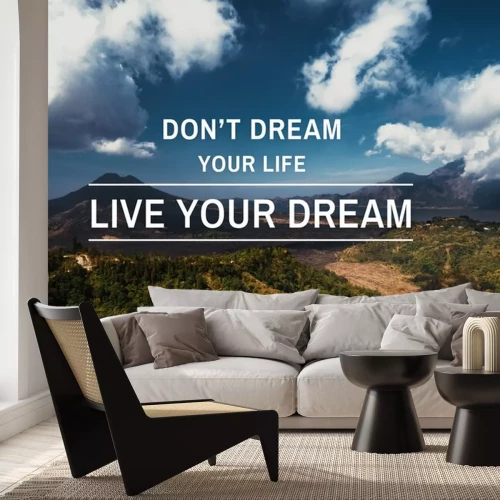 Sticker Inspirational and motivational quote.