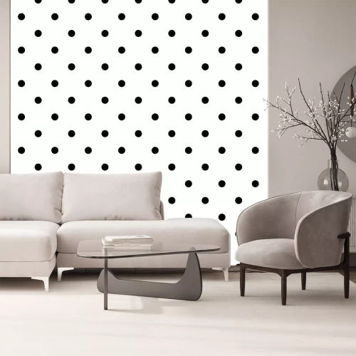 Sticker Kleine polka dot naadloze patroon achtergrond