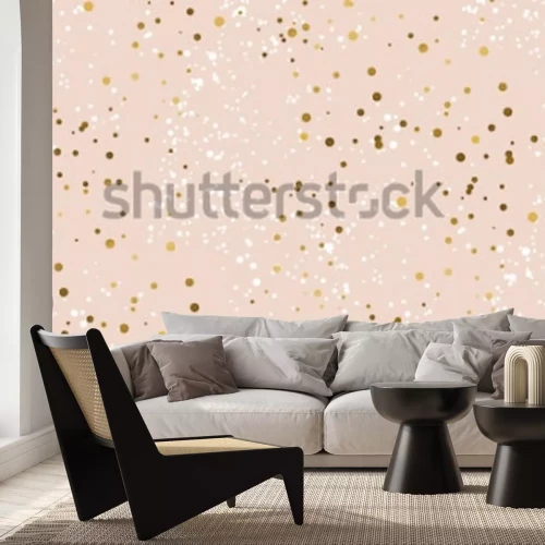 Sticker Luxe sneeuw bleke kleur naadloze patroon vectorillustratie voor winterviering. Nieuwjaar abstract motief voor achtergrond, inpakpapier, stof, oppervlakte-ontwerp, print en web.