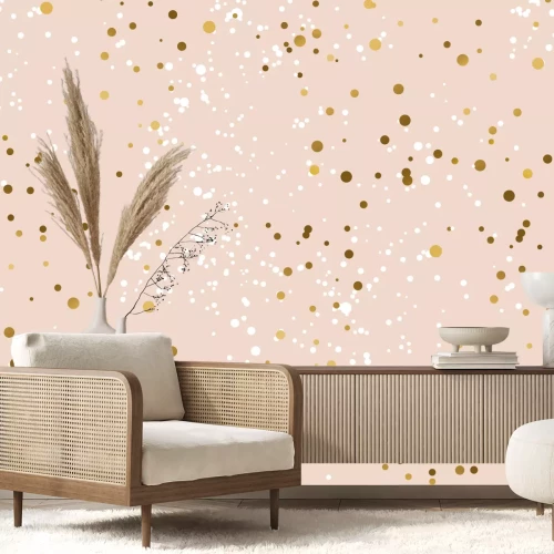 Sticker Luxe sneeuw bleke kleur naadloze patroon vectorillustratie voor winterviering. Nieuwjaar abstract motief voor achtergrond, inpakpapier, stof, oppervlakte-ontwerp, print en web.