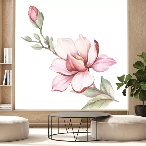 Sticker Geschilderde magnolia's