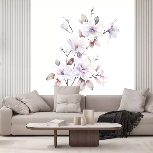 Sticker Magnolia's beschilderd met waterverf