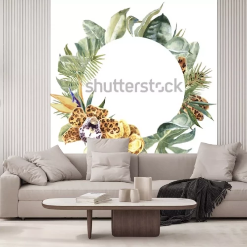 Sticker Gevlekte orchidee orchidee
