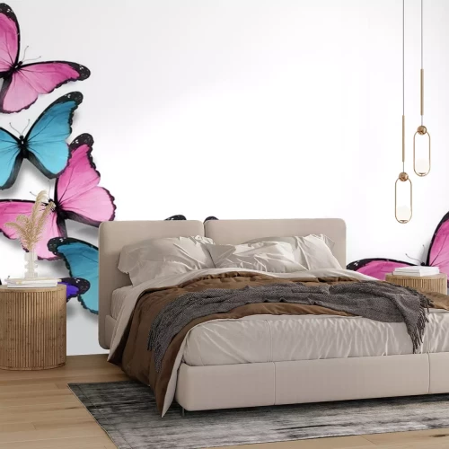 Sticker Kleurrijke vlinders voor meisjes