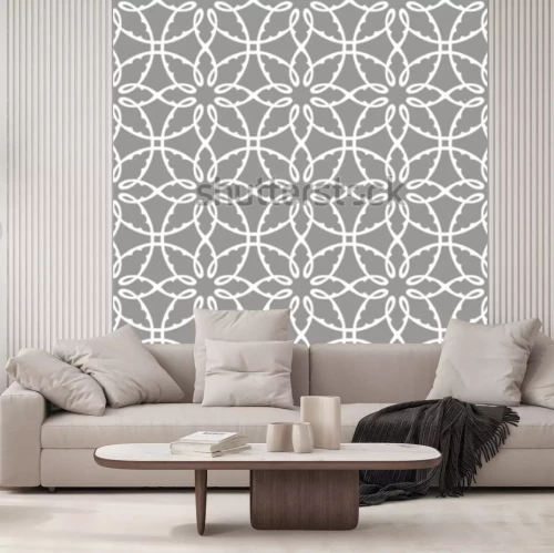 Sticker Naadloze patroon Decoratief behang in de gotische stijl. Vector illustratie