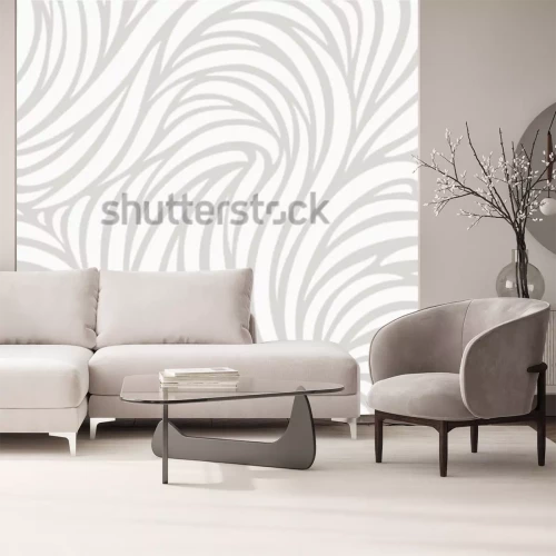 Sticker Grijs abstract naadloos patroon