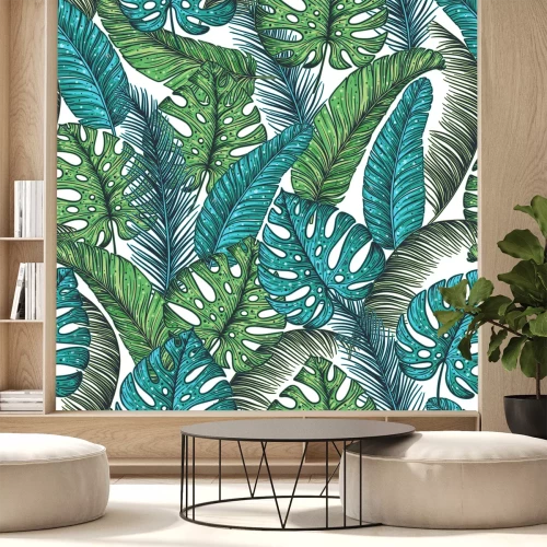 Fotobehang Natuur in groen thema