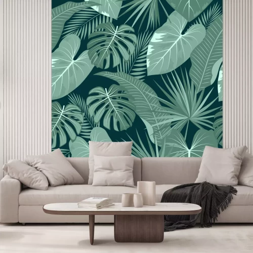 Fotobehang Tropisch groene natuur