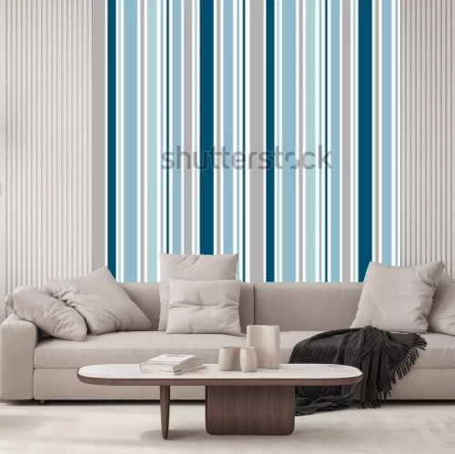 Sticker Naadloze strepen patroon achtergrond