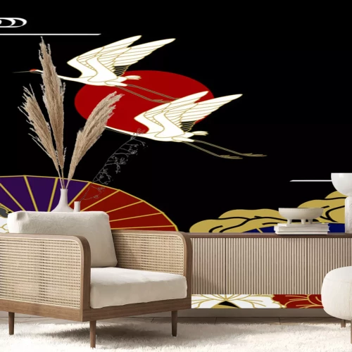 Sticker Close-up van een roze roos