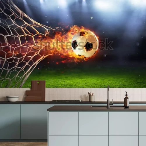 Fotobehang De kracht van voetbal