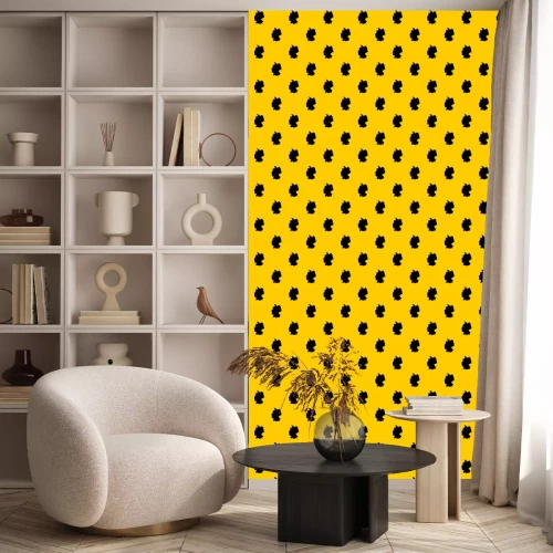 Behang Map of Germany pattern seamless vector repeat geometric yellow for any design