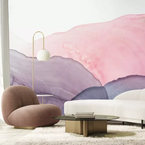 Fotobehang Abstract aquarel ontwerp