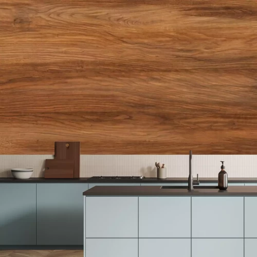 Fotobehang Bruine houten textuur