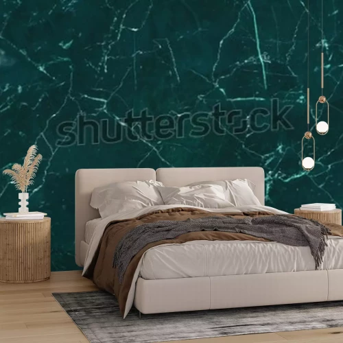 Fotobehang Flessengroen marmer