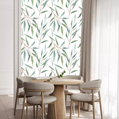 Behang Watercolor australian floral vector pattern