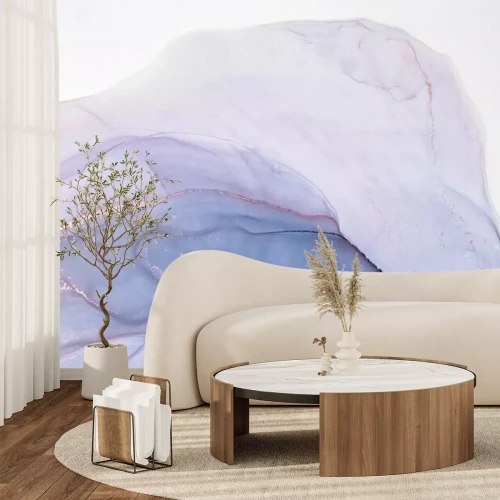 Fotobehang Roze marmeren steen