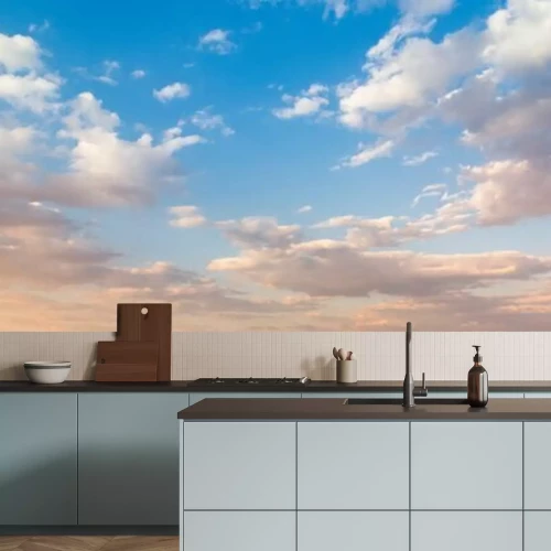 Fotobehang Wolken in de lucht