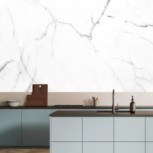 Fotobehang Italiaans wit marmer