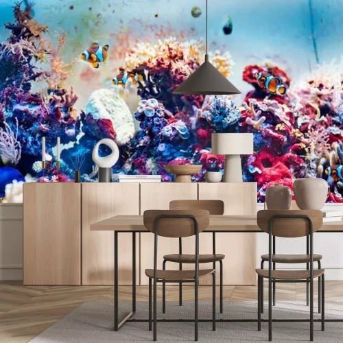 Fotobehang Helder koraalrif