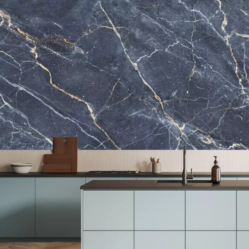 Fotobehang Rustiek donker marmer