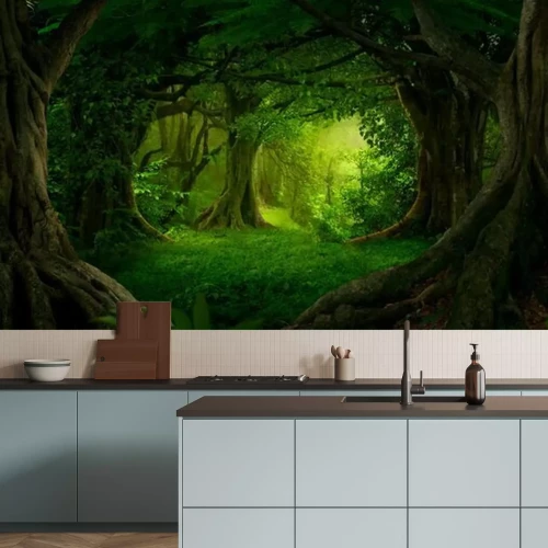 Fotobehang De diepe tropische jungle van Zuidoost-Azië