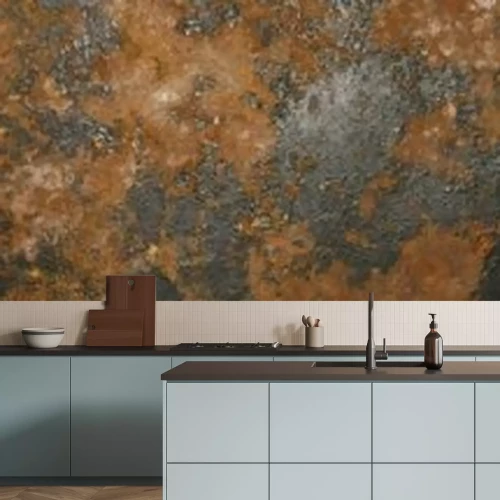 Fotobehang Textuur van met roest bedekt metaal