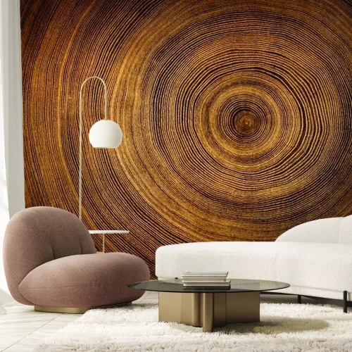 Sticker Gesneden hout textuur